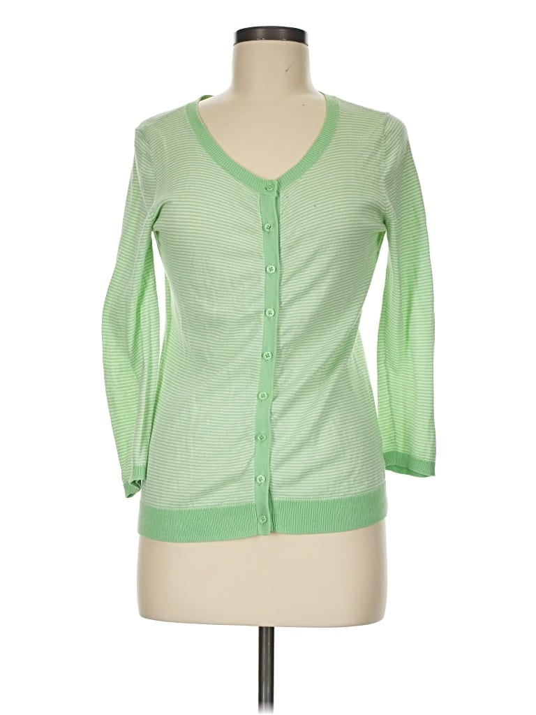 Pre-owned The Limited Cardigan Sweater In Green
