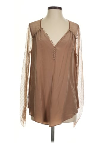 BCBGMAXAZRIA Long Sleeve Blouse (view 1)