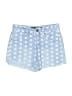 Billabong 100% Cotton Polka Dots Blue Denim Shorts Size 8 - photo 1
