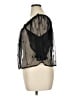 Gap 100% Polyester Black 3/4 Sleeve Blouse Size XL - photo 5