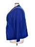 Just My Size Blue Long Sleeve Blouse Size 4X Plus - photo 5