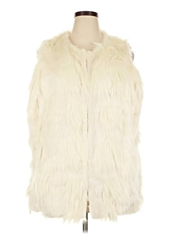 Ashley Stewart Faux Fur Vest (view 1)