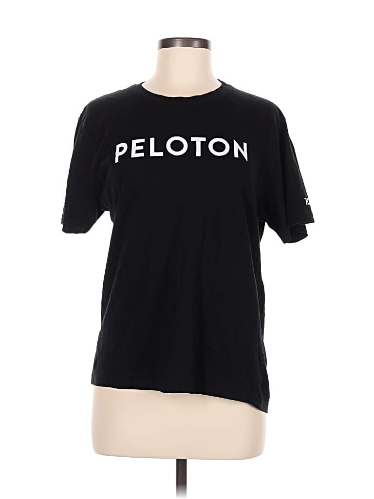 Pre-owned Peloton Short Sleeve T-shirt In Black