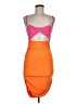 Unbranded Color Block Orange Cocktail Dress Size M - photo 1