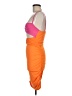 Unbranded Color Block Orange Cocktail Dress Size M - photo 5