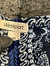 Westport 100% Polyester Blue 3/4 Sleeve Blouse Size XL - photo 7