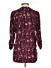 Alice Blue 100% Polyester Burgundy 3/4 Sleeve Blouse Size S - photo 2