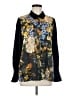 Kobi Halperin 100% Polyester Floral Black Long Sleeve Blouse Size M - photo 1