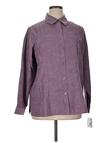 Sag Harbor Long Sleeve Blouse (view 1)