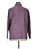 Sag Harbor 100% Polyester Paisley Purple Long Sleeve Blouse Size 16 - photo 2