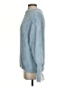 Catherine Malandrino Solid Blue Turtleneck Sweater Size S - photo 5