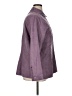 Sag Harbor 100% Polyester Paisley Purple Long Sleeve Blouse Size 16 - photo 4
