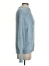 Catherine Malandrino Solid Blue Turtleneck Sweater Size S - photo 4