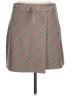 H&M Argyle Brown Casual Skirt Size 12 - photo 1
