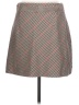 H&M Argyle Brown Casual Skirt Size 12 - photo 2