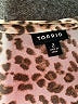 Torrid 100% Polyester Animal Print Tan Short Sleeve Blouse Size 2X (2) - photo 8