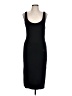 Bar III Solid Black Cocktail Dress Size L - photo 1