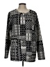 Christopher & Banks Black Long Sleeve Blouse Size L - photo 1