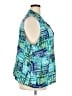 Notations Teal Sleeveless Blouse Size 26 - 28 - photo 4
