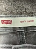 Levi's Solid Gray Jeans Size 12 - photo 5