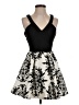 Crystal Doll Black Cocktail Dress Size 5 - photo 1