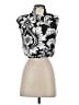 By Design 100% Polyester Black Ivory Sleeveless Blouse Size XS - photo 2