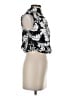 By Design 100% Polyester Black Ivory Sleeveless Blouse Size XS - photo 4