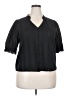 Sanctuary 100% Cotton Black Short Sleeve Blouse Size XXL - photo 1
