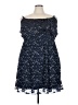 Torrid Stars Blue Cocktail Dress Size 3X Plus (3) - photo 1