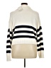 Splendid 100% Cotton Stripes Ivory Pullover Sweater Size XL - photo 2