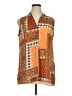 Violet & Claire 100% Polyester Orange Sleeveless Blouse Size XL - photo 1