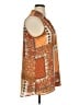 Violet & Claire 100% Polyester Orange Sleeveless Blouse Size XL - photo 4