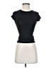 Zara Black Short Sleeve Turtleneck Size S - photo 1