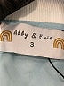 Abby & Evie 100% Polyester Print Blue Track Jacket Size 3 - photo 3