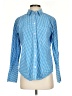 J.Crew 100% Cotton Checkered-gingham Blue Long Sleeve Button-Down Shirt Size 4 - photo 1