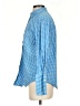 J.Crew 100% Cotton Checkered-gingham Blue Long Sleeve Button-Down Shirt Size 4 - photo 5