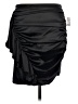 Akira Solid Black Casual Skirt Size L - photo 1