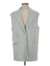 Topshop Gray Sleeveless Button-Down Shirt Size 2 - photo 1