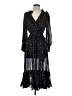 Aqua 100% Polyester Stars Black Cocktail Dress Size XS - photo 1