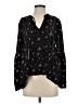 Jack by BB Dakota 100% Polyester Black Long Sleeve Blouse Size S - photo 1