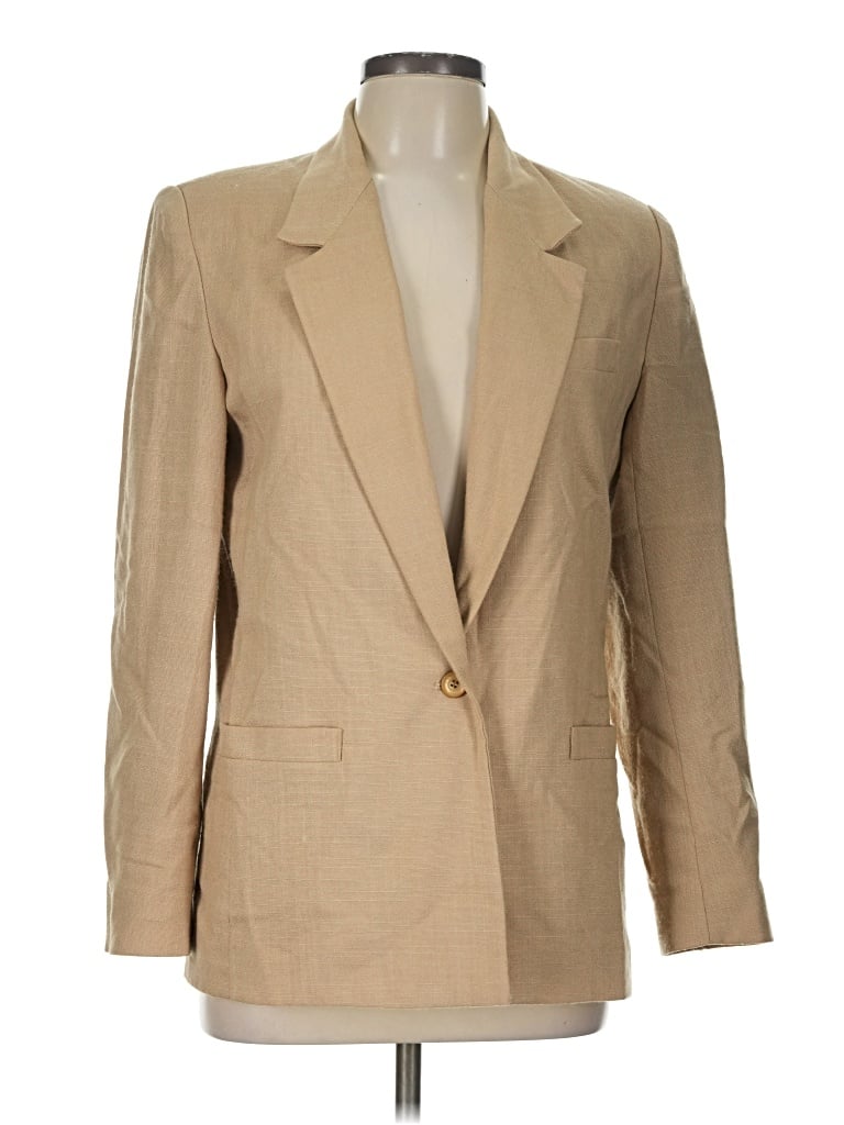 Pre-owned Worthington Blazer Jacket In Tan