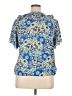 MELLODAY Blue Short Sleeve Blouse Size XL - photo 2