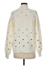 Ann Taylor LOFT Polka Dots Ivory Pullover Sweater Size M - photo 2