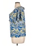 MELLODAY Blue Short Sleeve Blouse Size XL - photo 5