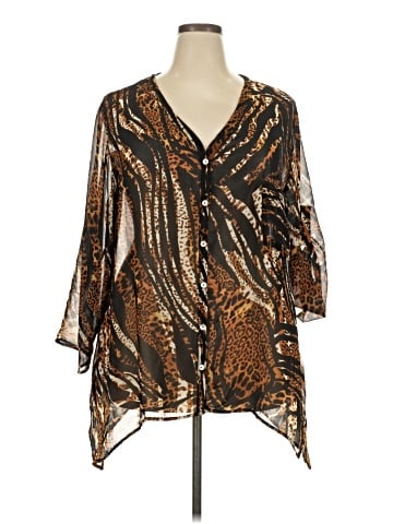 New Directions 3/4 Sleeve Blouse (view 1)