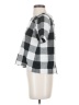Madewell Checkered-gingham Black Short Sleeve Blouse Size XS - photo 5