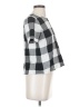 Madewell Checkered-gingham Black Short Sleeve Blouse Size XS - photo 4