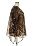 New Directions Animal Print Brown 3/4 Sleeve Blouse Size 2X - photo 4