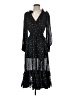 Aqua 100% Polyester Stars Black Cocktail Dress Size XS - photo 1