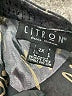 Citron Print Black 3/4 Sleeve Button-Down Shirt Size 2X - photo 7